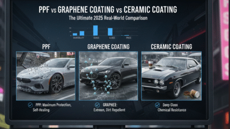 PPF vs Graphene Coating vs Ceramic Coating: The Ultimate 2025 Real-World Comparison