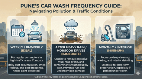 How Often Should You Wash Your Car in Pune’s Pollution & Traffic Conditions?