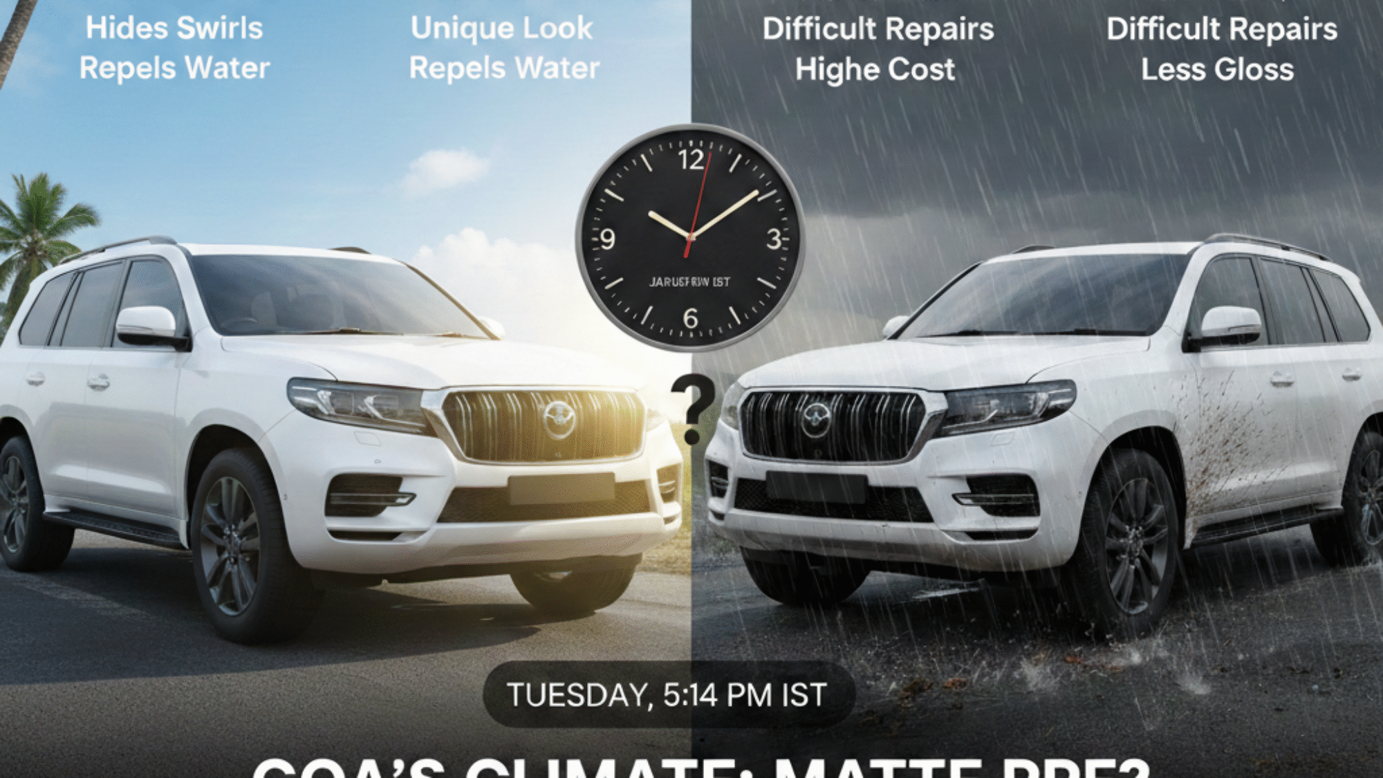 Is Matte PPF a Good Choice for Goa’s Climate? Pros & Cons