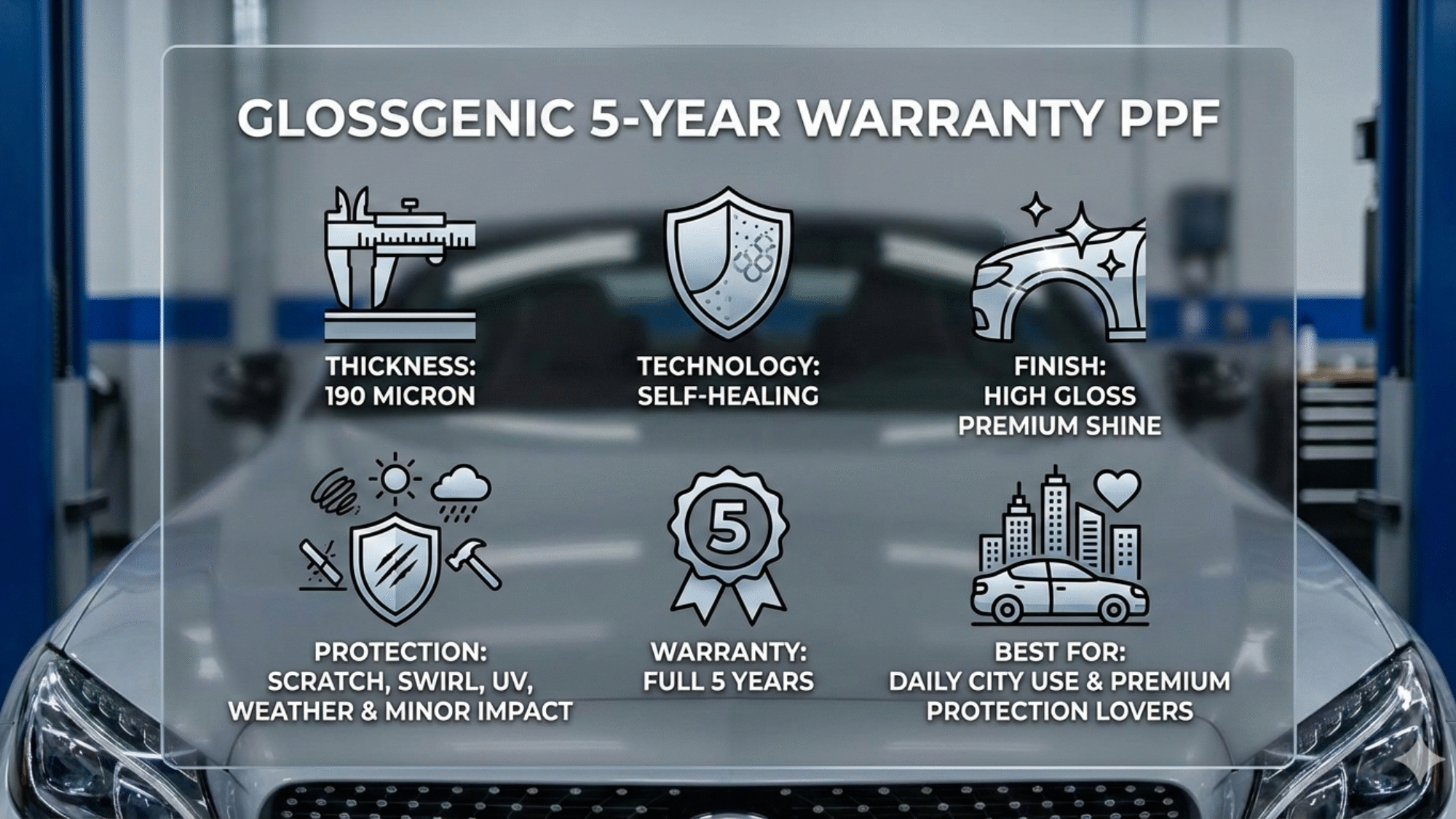 5 Years Warranty PPF in Pune