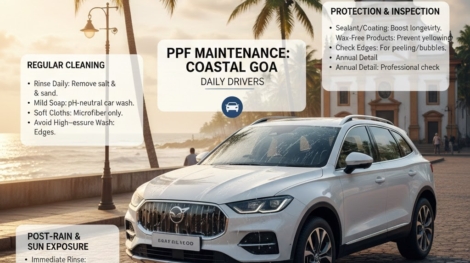 PPF Maintenance Tips for Cars Driven Daily in Coastal Cities like Goa